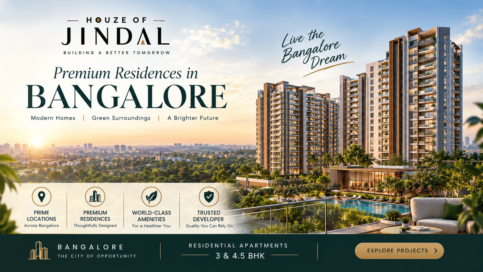 Houze of Jindal Projects in Bangalore
